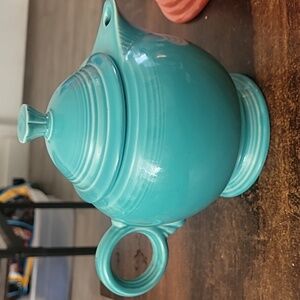 HOMER LAUGHLIN Fiesta Turquoise Teapot